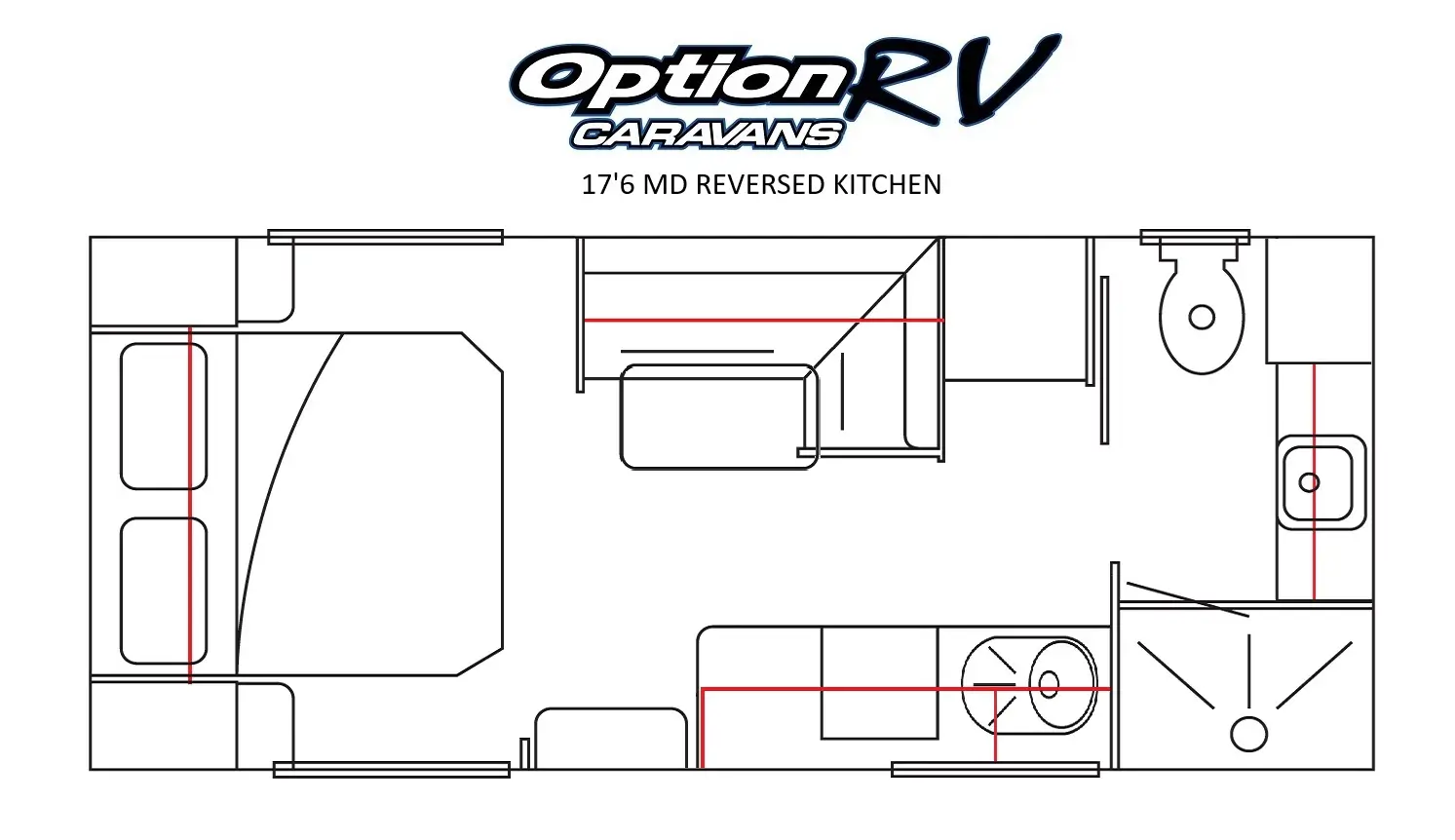 17'6 MD REVERSED KITCHEN