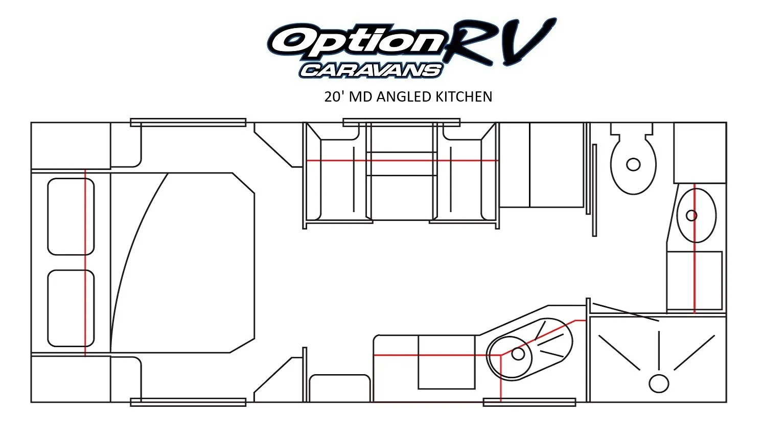 20 md angled kitchen