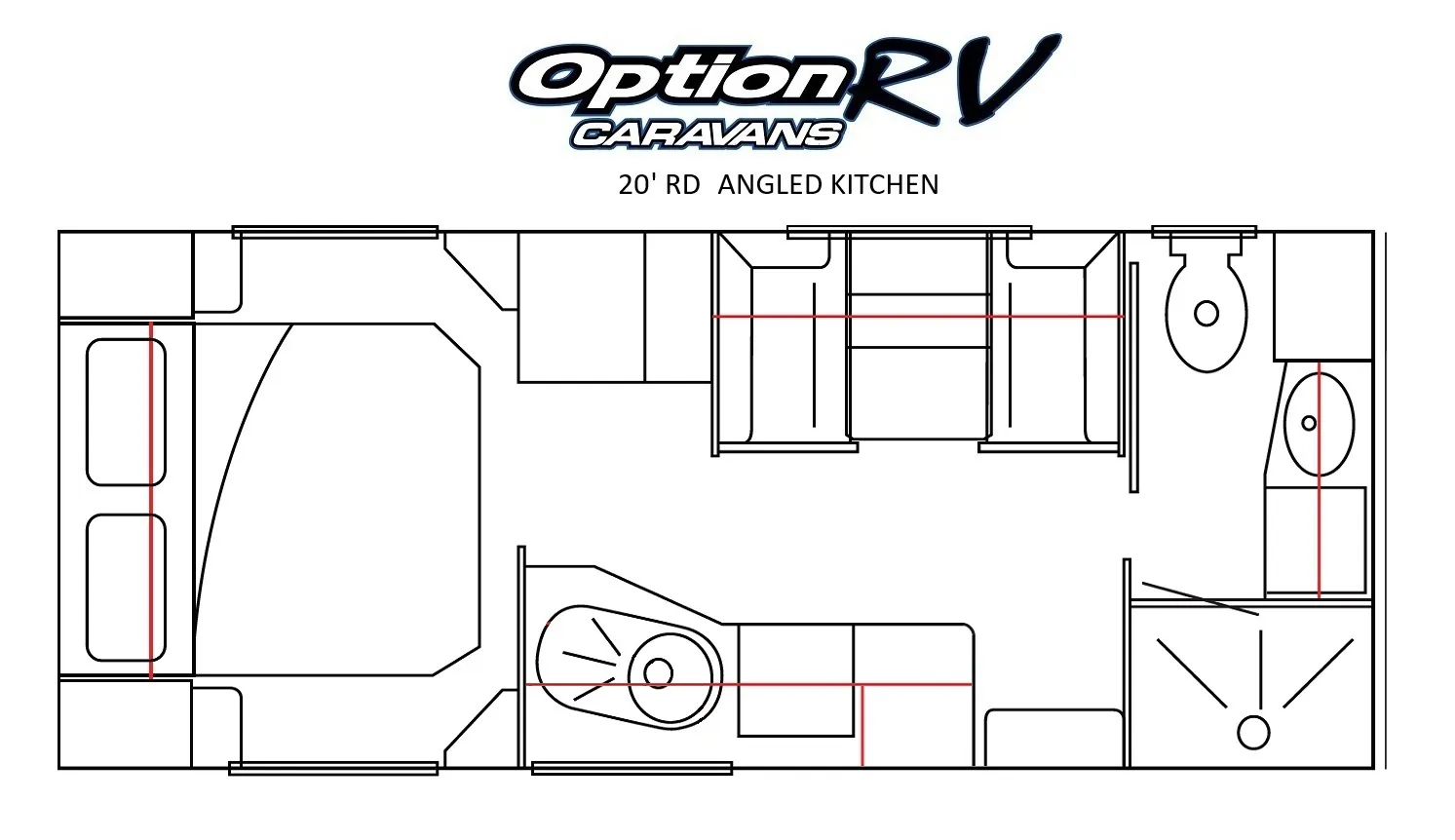 20 rd angled kitchen