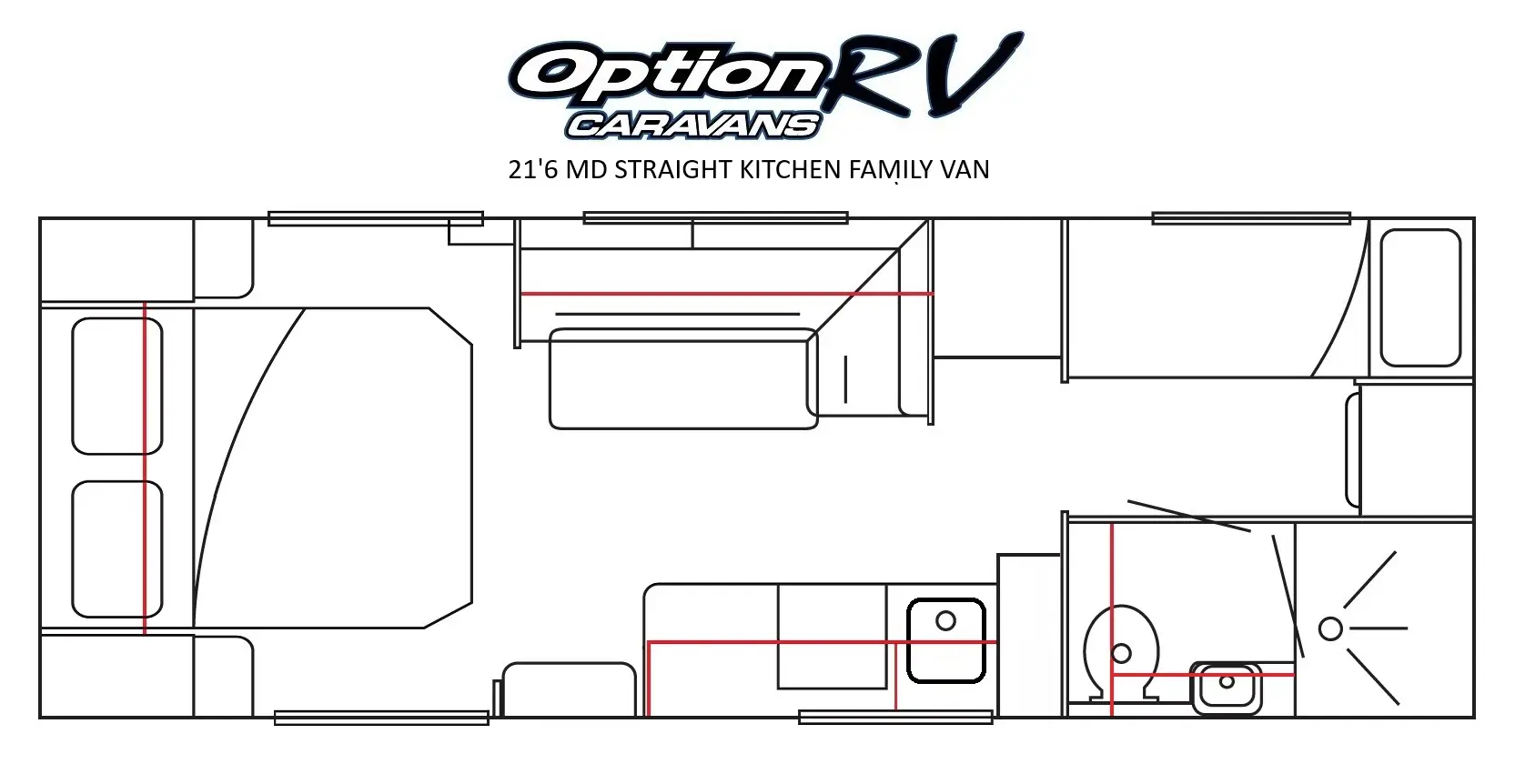 21'6 MD STRAIGHT KITCHEN FAMILY VAN